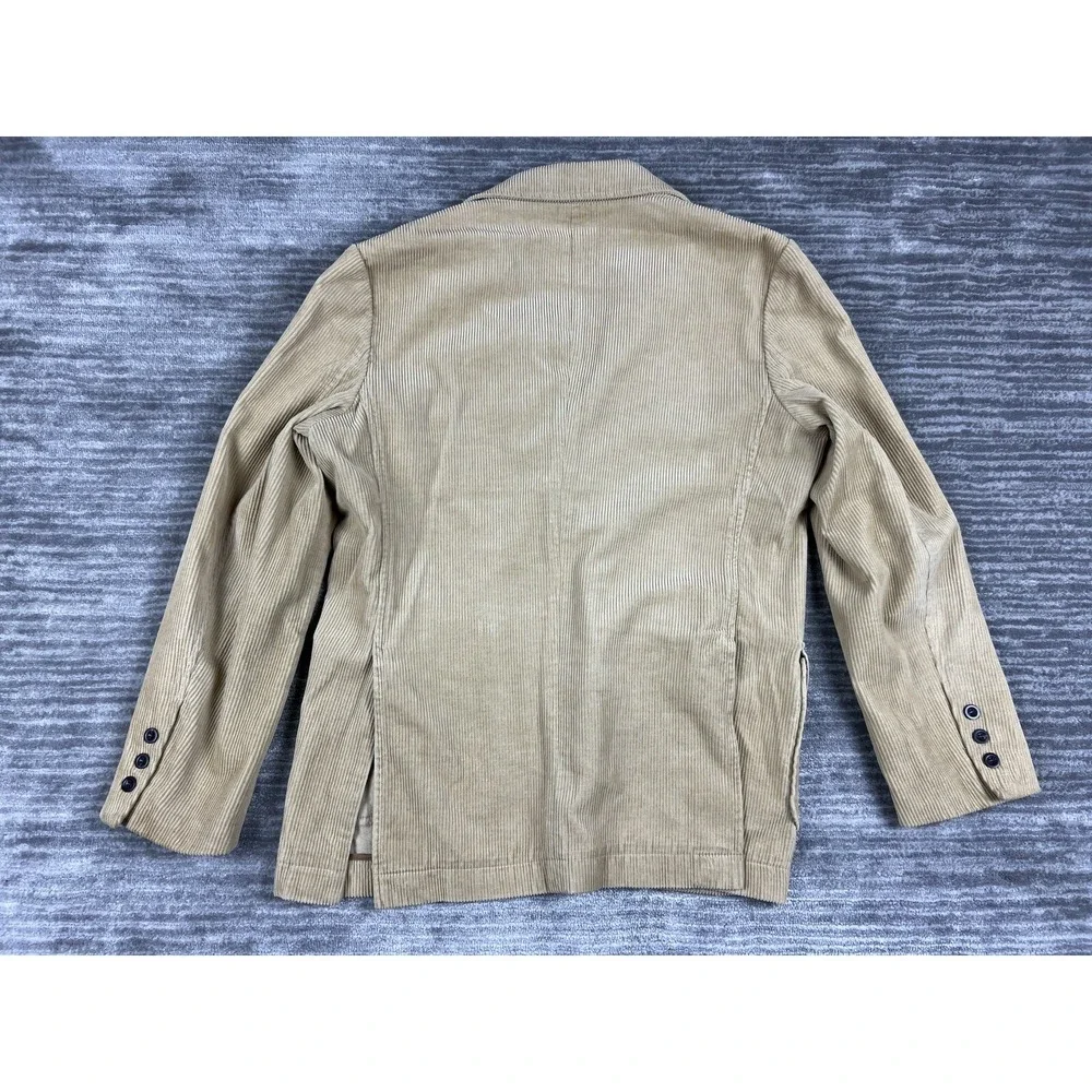 St. John's Bay Blazer Mens Medium Tan Corduroy Sport‎ Coat 3-Button Side Vent